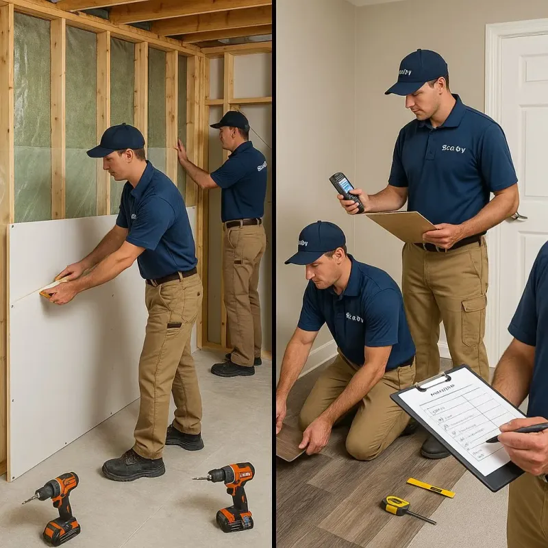 Repairs and Reconstruction process in Elk Ridge, UT